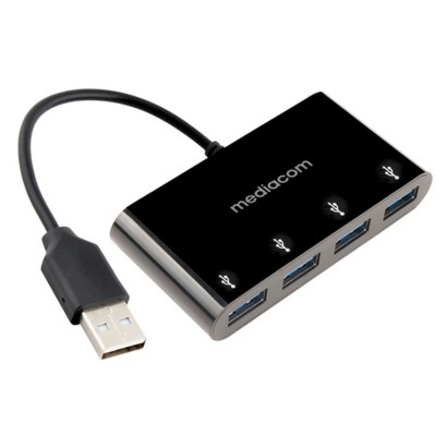 MEDIACOM HUB USB 3.0 4 PORTE