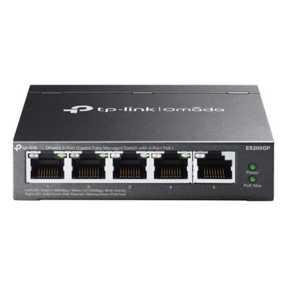 SWITCH 5P LAN Gigabit PoE+...